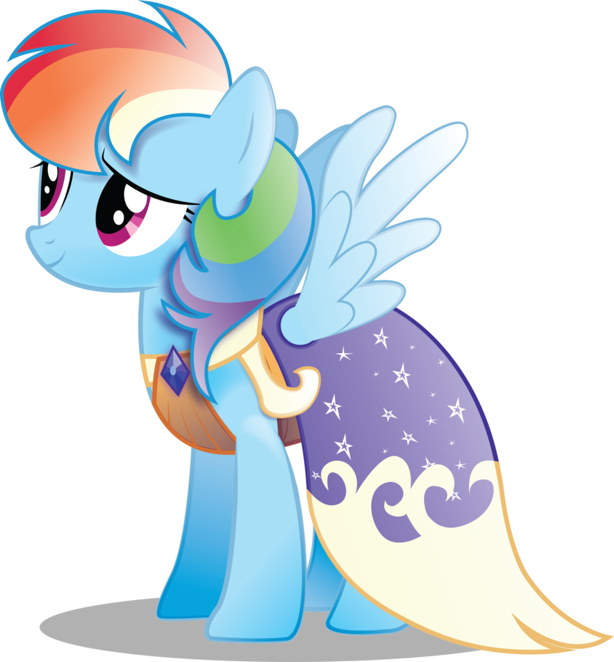 Rainbow Dash In Gala Dress - My Little Pony Rainbow Dash Dress (860x928)