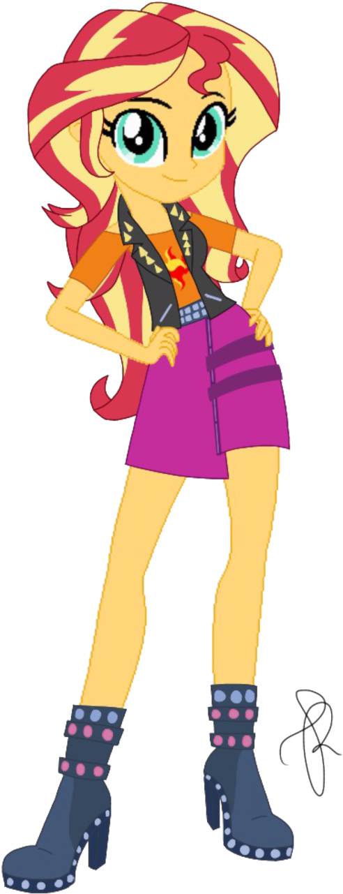 Rainbow Dash Dress Equestria Girls - Mlp Eg Sunset Shimmer (596x1341)