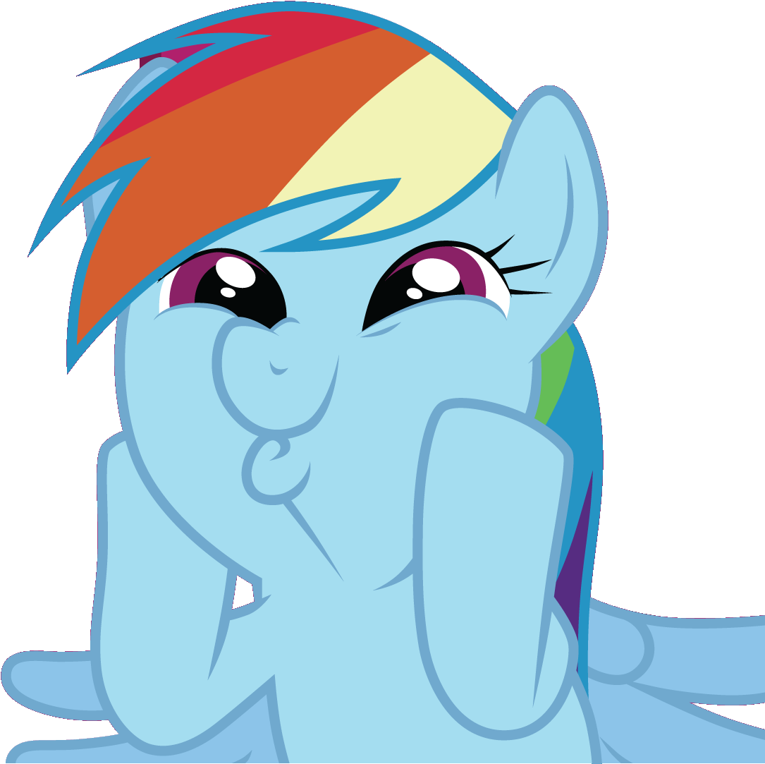 Why Thank You, Dan - Rainbow Dash So Awesome (1134x1134)