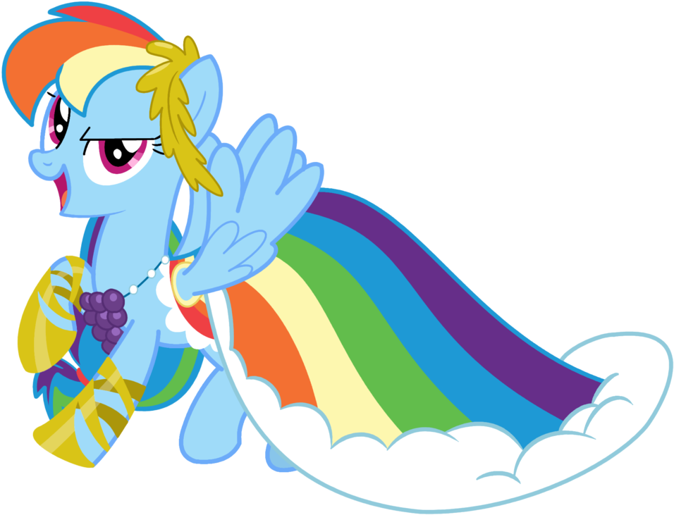 Rainbow Dash Dress Equestria Girls - Rainbow Dash Gala Dress (1038x770)
