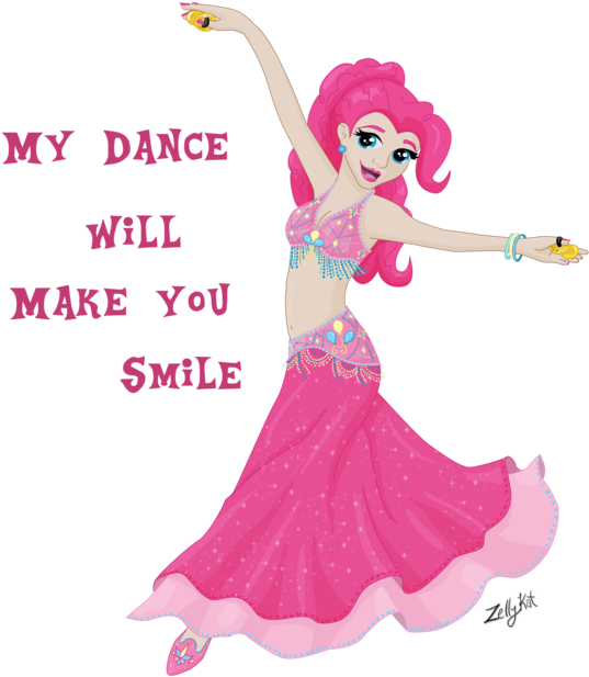 Pinkie Pie By Zellykat - Mlp Belly Dancers Eg (600x764)