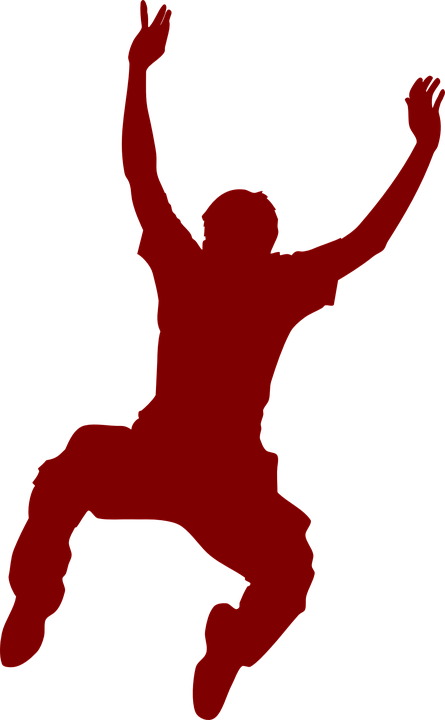 Dancer, Jumping, Ballet, Exercising, Guy, Jump - Jumping Man Stainless Steel Milk Cup Color (445x720)