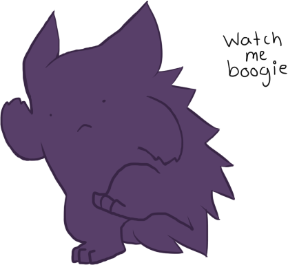 Dance, Gengar, Dance By Mute-owl - Dance (418x385)