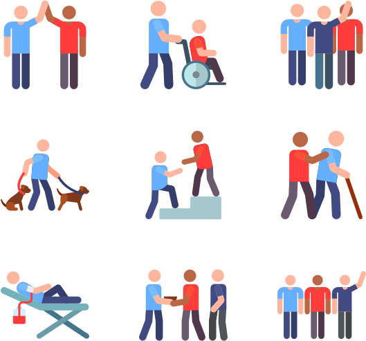 Volunteer Pictograms - Volunteer Icon (600x564)