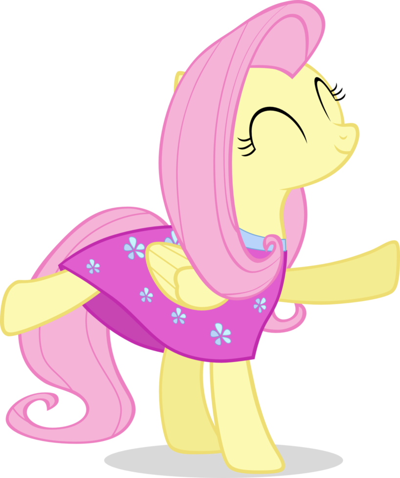 Fluttershy Dancing By Liggliluff - Mlp Fluttershy Dancing (818x977)