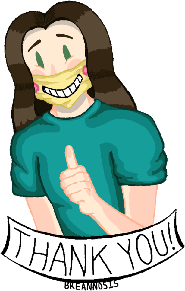 Thank You For 150 Followers By Breannosis - Illustration (781x1023)