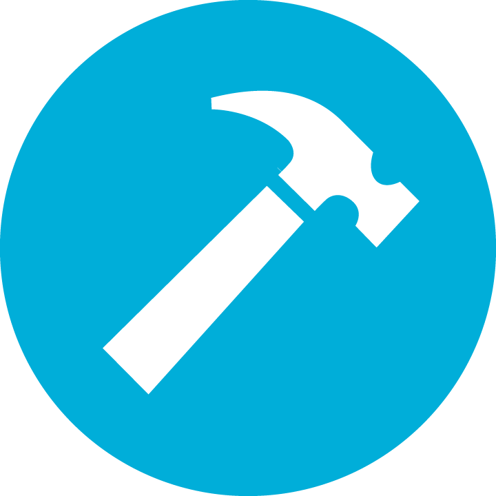 Volunteers - Hammer Icon Blue (720x720)