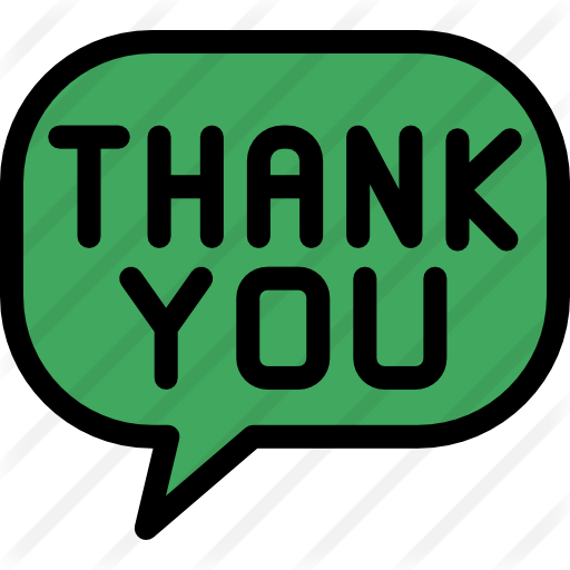 Speech Bubble Free Icon - Thank You In Speech Bubble Png (512x512)