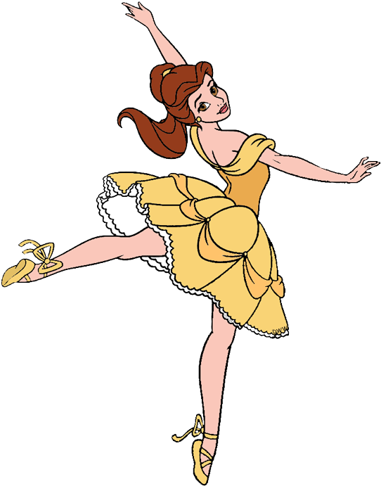 Ballerine Clipart Belle - Ballet Dancer (548x699)