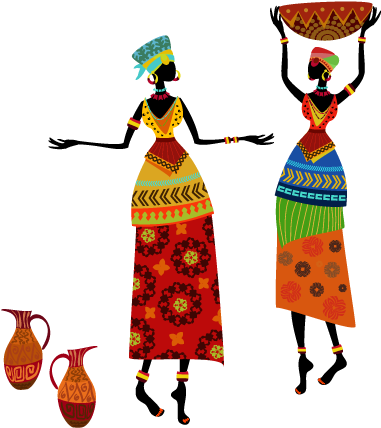 Explore African Wall Art, Beautiful African Women And - African Tribal Women Paintings (455x506)
