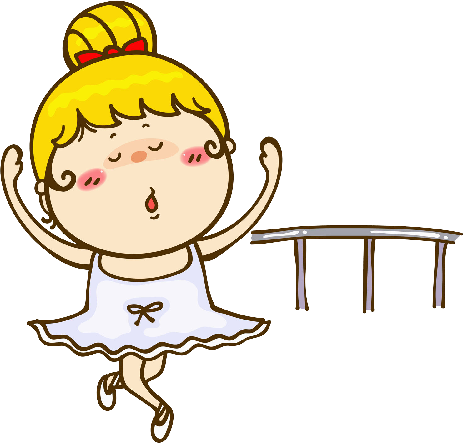 Girl Ballet Illustration - Girl Ballet Illustration (1869x1869)