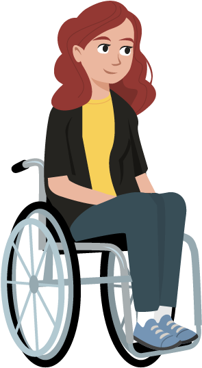 אנשים עם מוגבלויות - Sitting (300x819)