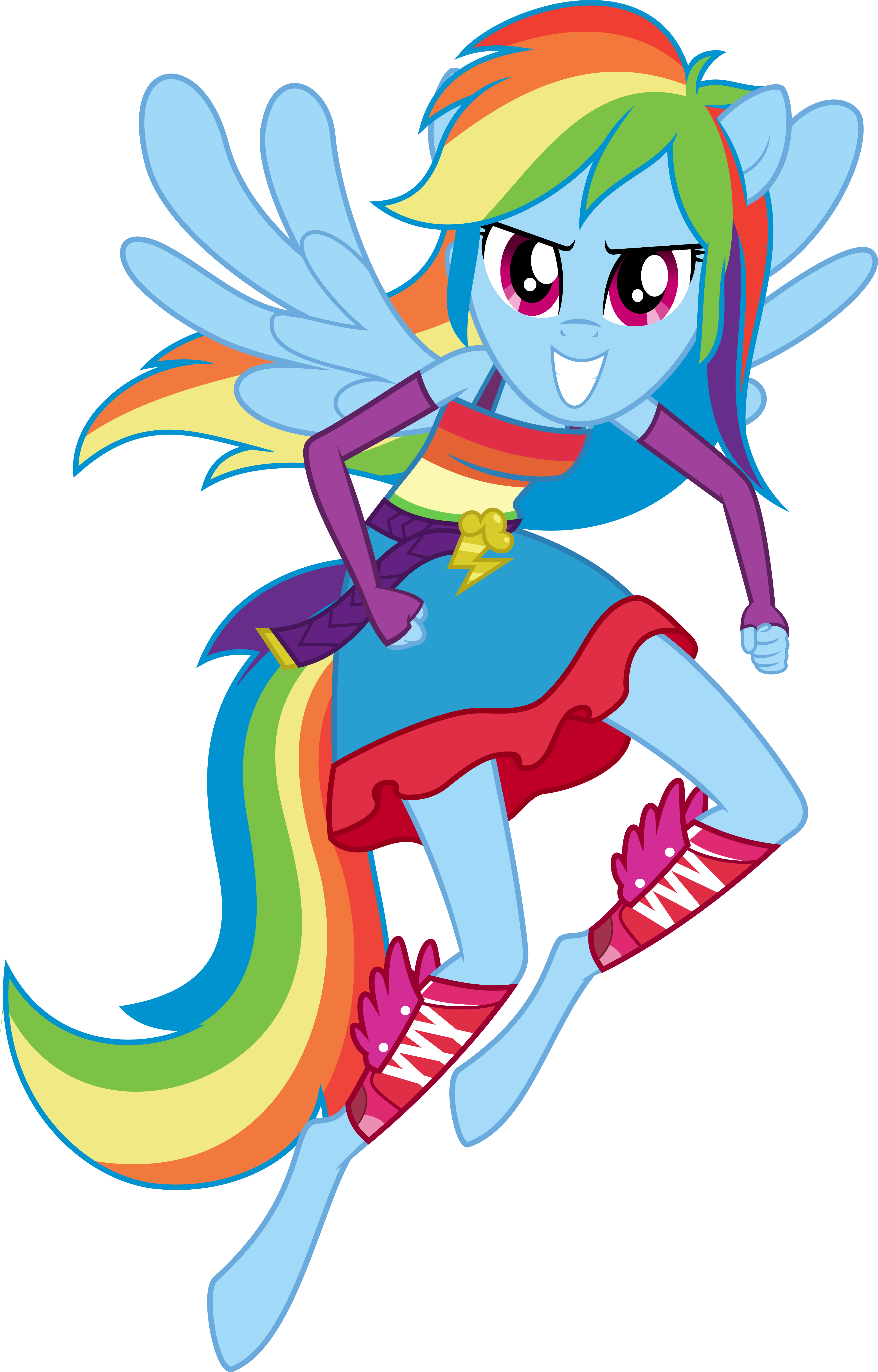 Rainbow Dash 200th Deviation By Ambassad0r - My Little Pony Equestria Girls Rainbow Dash (4000x6251)