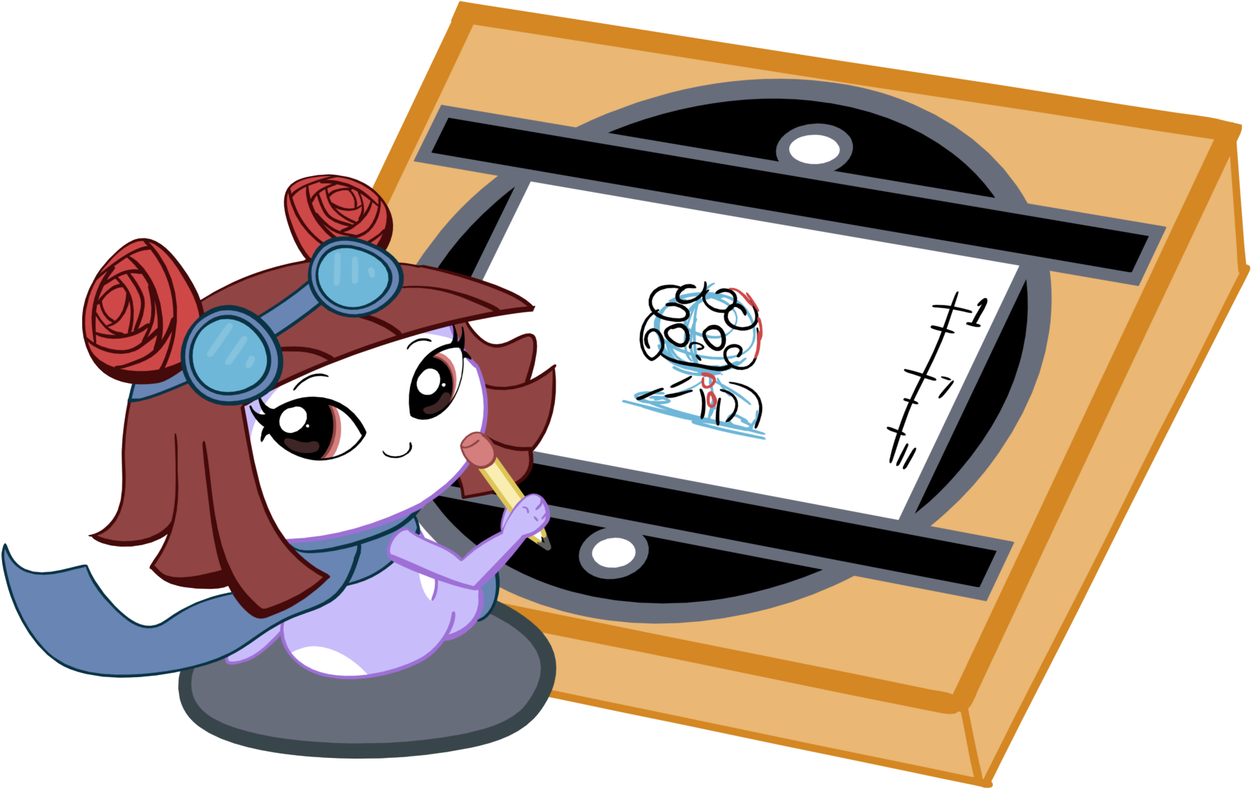 Please Hang Tight Everyone While Zyrin Animates Away - Cartoon (2048x1234)