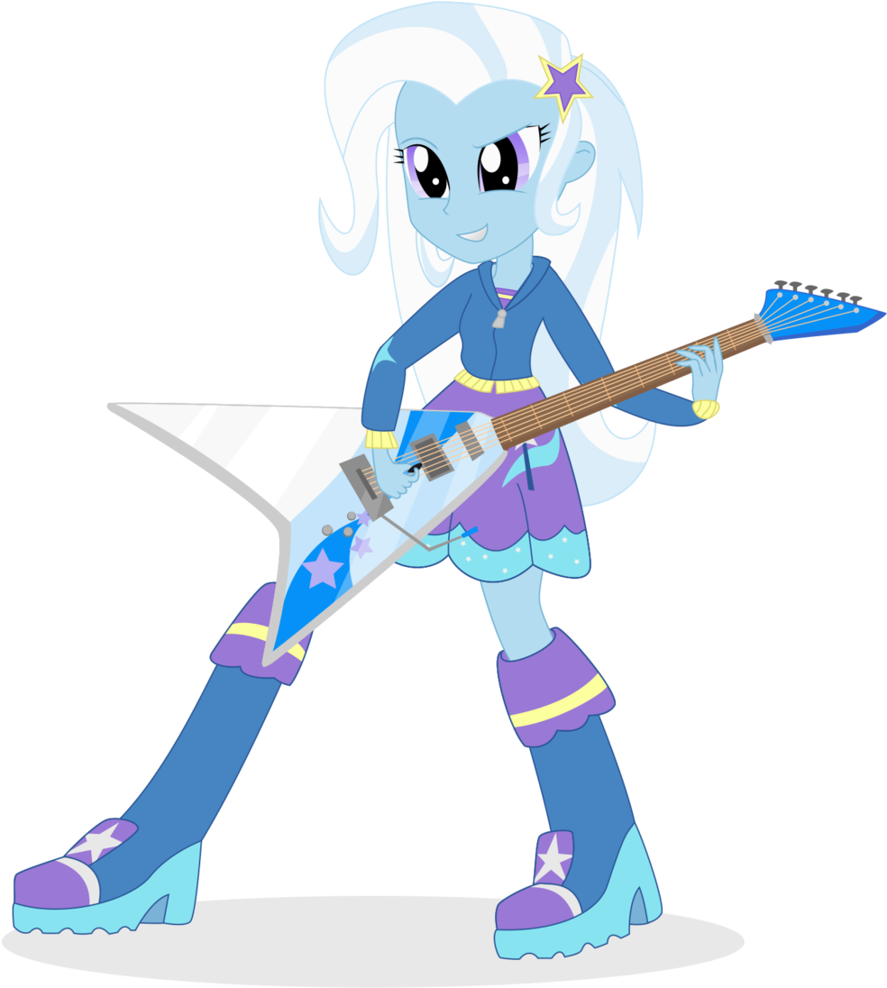 Trixie Lulamoon Equestria Girls Rainbow Rocks By Algoorthviking - My Little Pony Equestria Girl Trixi (1024x1097)