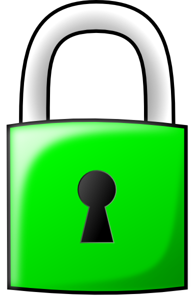 Lock - Clipart - Lock Clip Art (384x594)