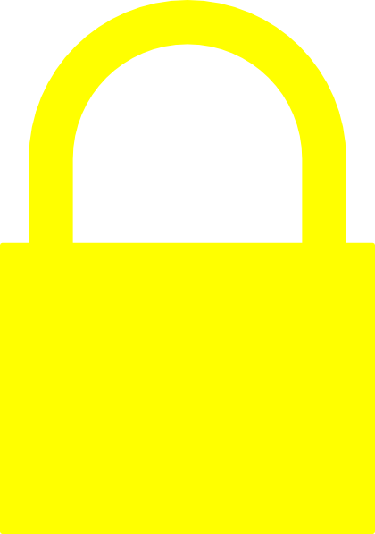 Lock Clip Art At Clker - Clip Art (420x597)