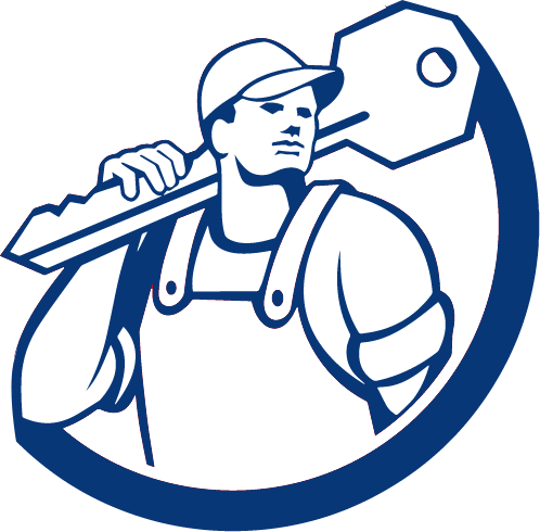 Locksmith Cliparts - Locksmith Carry Key Shield Retro Card (498x490)