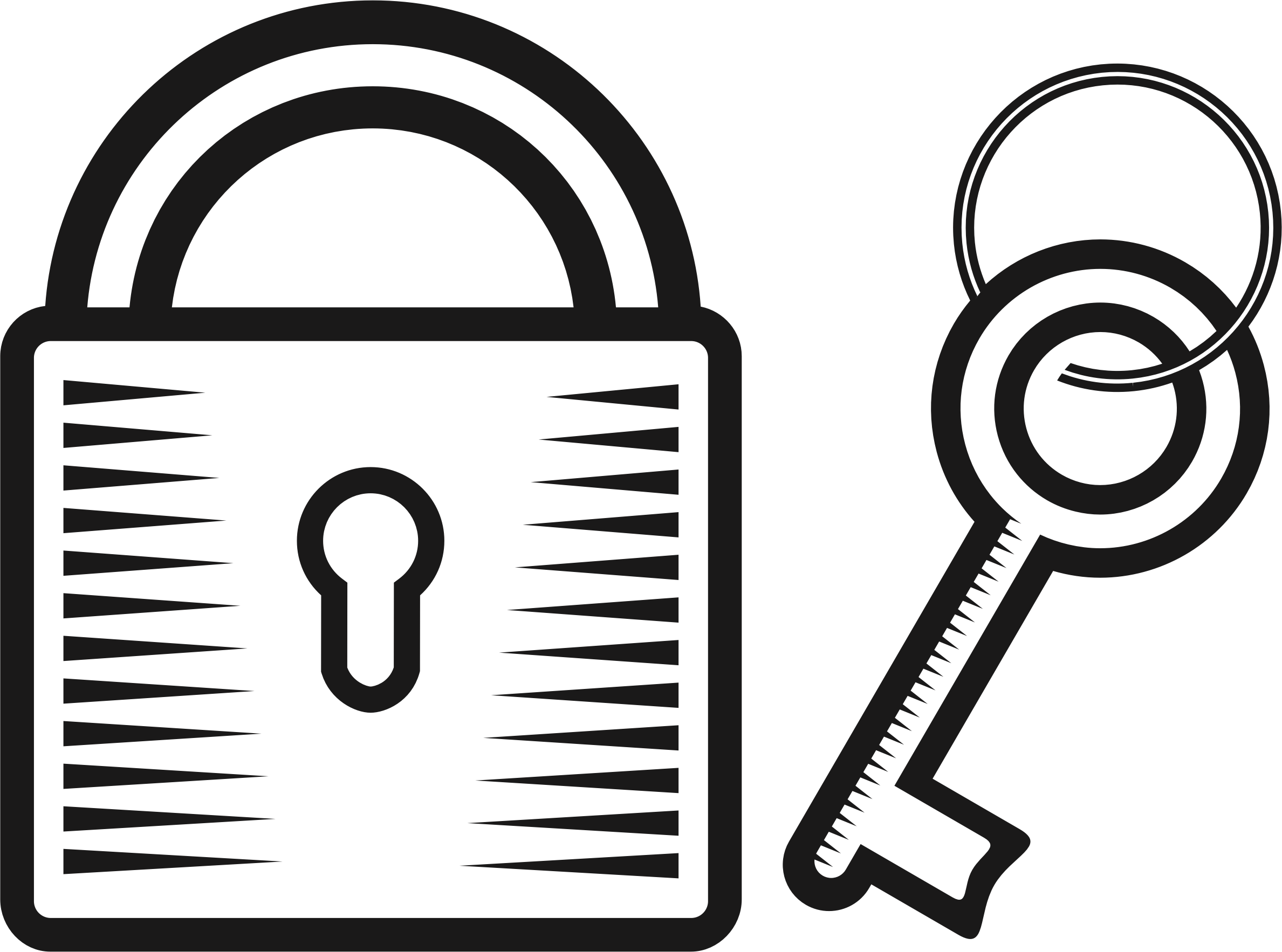 Black And White Key Clip Art - Black And White Key Clip Art (2377x1766)