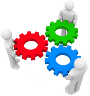 Ventilating, And Air Conditioning), Electrical, Plumbing, - Teamwork Clipart Transparent Background (367x339)