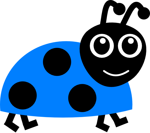 Blur Clipart Ladybird - Ladybug Cartoon (600x534)