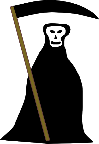 Death Clip Art Free - Death Clipart Transparent (408x596)