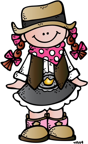 I Am So Excited About The 2016-2017 School Year - Cowgirl Clipart Melonheadz (301x493)