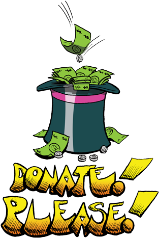 Thank You For Your Pledge - Cartoon (350x500)