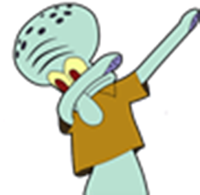 I'm Dabbing Squidward - Squidward As A Baby (420x420)