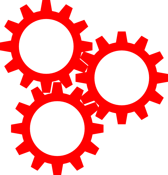 Gears Inter Lock Clip Art - Engrenagem Transformers (576x598)