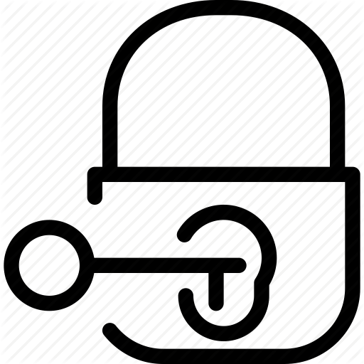 Key Lock Icon - Croatia (512x512)