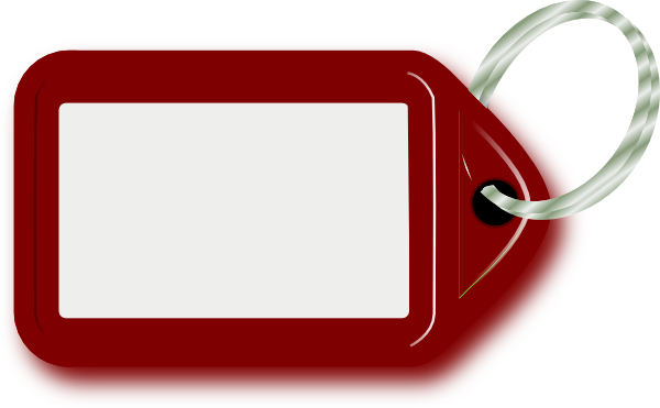 Urgundy Key Ring Clip Art - Keychain Clip Art (600x371)