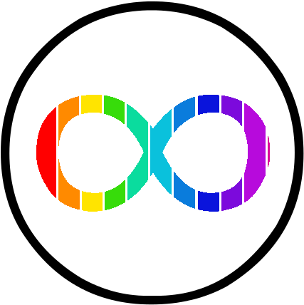 “ Here Is A Rainbow Infinity Symbol For Autism/neurodiversity - Autism (440x440)