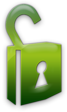 Clip Art Lock - Green Unlock Icon (420x420)