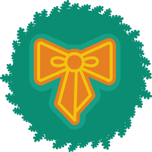 Bow Icon - Christmas Day (512x512)