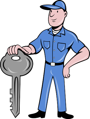 Car Keys & Remotes Key Organizers Batteries Remote - Cartoon Locksmith (301x399)