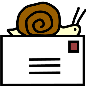 Murphy's Mailbox Magic - Snail Mail Clipart Png (348x350)