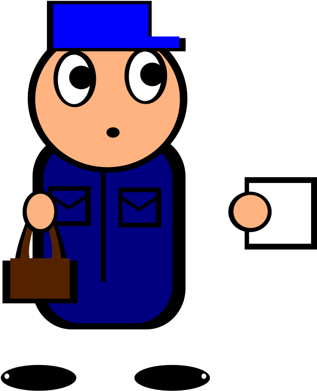Clipart - Postman - Mailman Clipart Png (800x800)