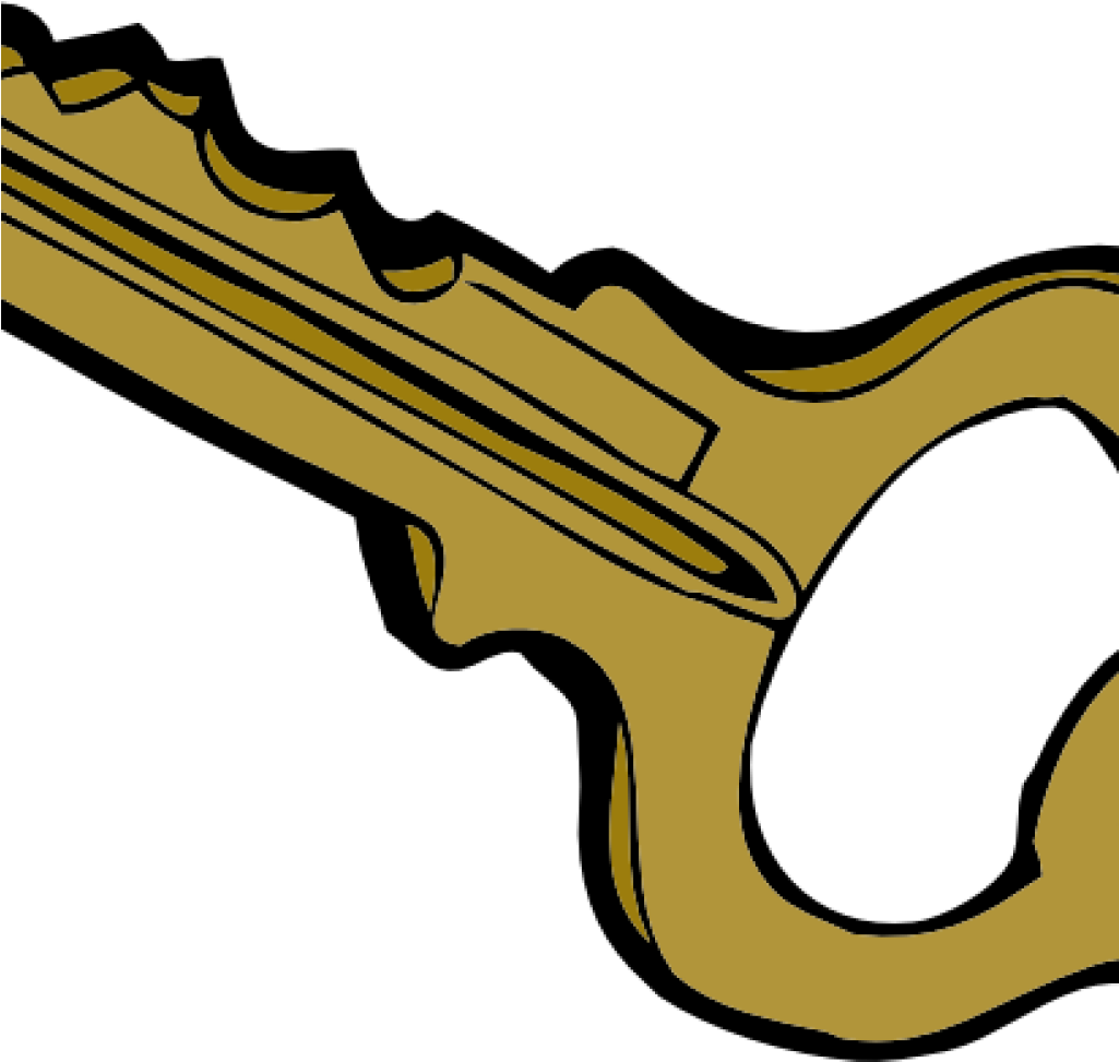 Key Clipart Key Clip Art At Clker Vector Clip Art Online - Key Chain Keychain, Adult Unisex, Size: (2.00"), Pale (1024x1024)