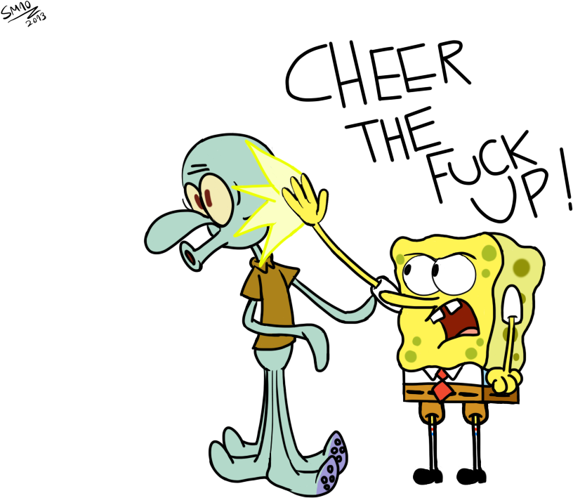 Hanging Out With Squidward By Squidward - Wallpaper (1024x768)