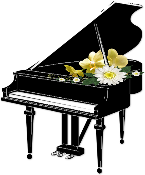 Piano Clipart Transparent - Piano Recital Clip Art (600x625)