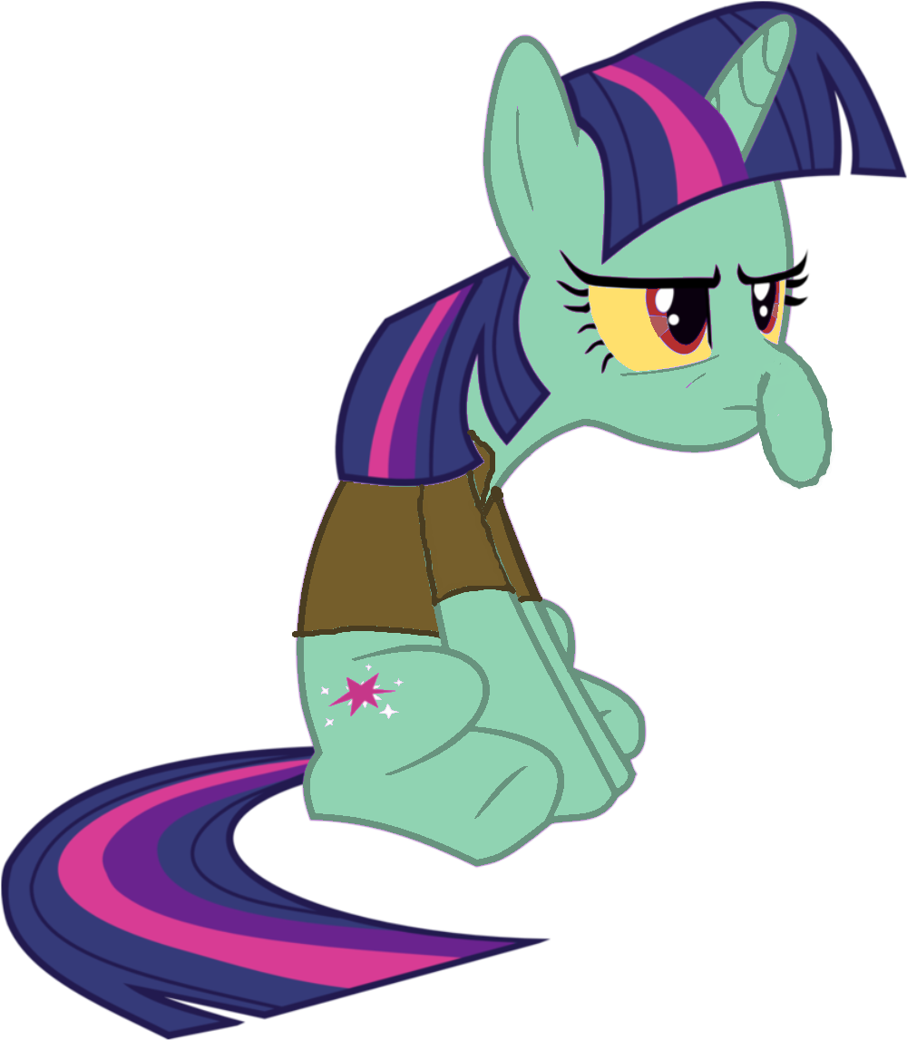 28 Collection Of Funny Squidward Drawing - Pinkie Pie As Spongebob (1085x1200)