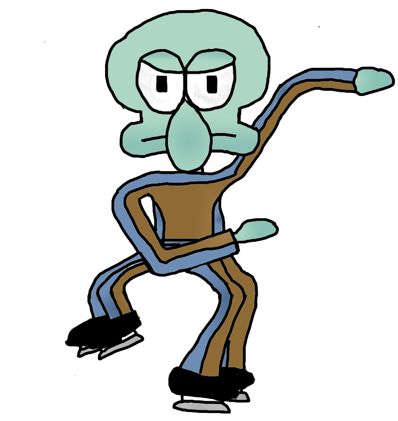 Squidward Png - Cartoon (839x857)