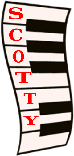 Scotty Jazz Keys Clip Art At Clker - Parallel (552x599)