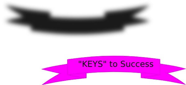 Keys To Success Banner Clip Art - Clip Art (600x275)