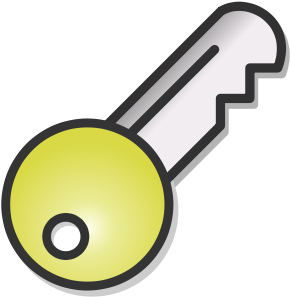Key Clip Art Key Clip Art Keyboard - Key (566x800)
