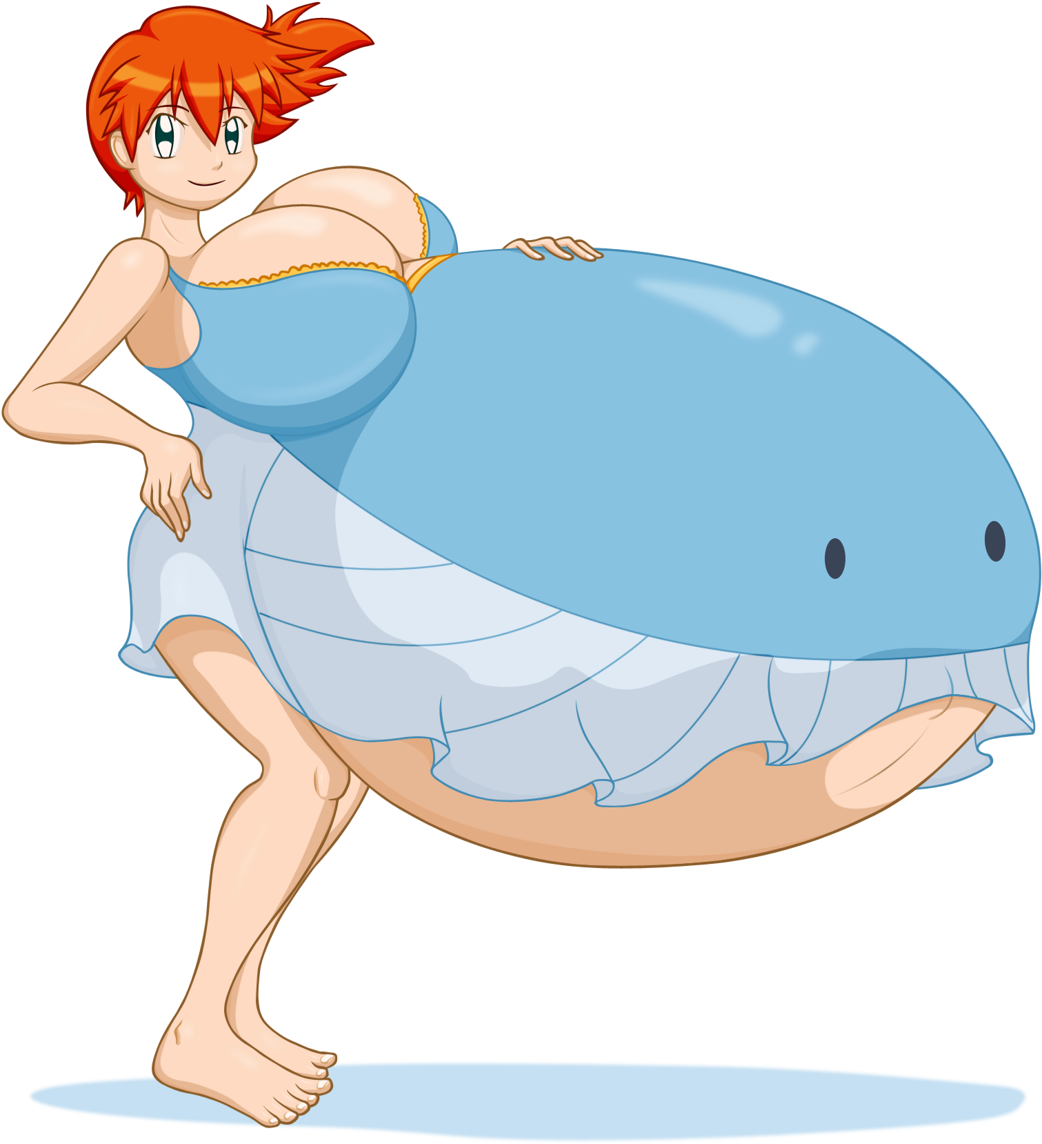 Misty's Wailord Belly By Mr-jolted - Misty Wailord (2000x1700)