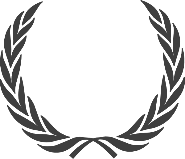 Gold Laurel - Red Laurel Wreath (600x517)