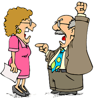 Communication Skill - Verbal Communication In Cartoon (384x399)