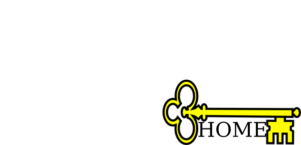 House Key Clip Art Free - Circle (600x289)